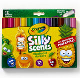 Crayola Chisel Tip Silly Scents Washable Markers Pack Of 12 Piece