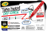 Crayola Take Note Chisel Tip Dry Erase Markers Pack Of 4