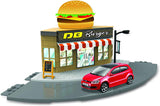 BBURAGO 1:43 CITY FAST FOOD SET 31504