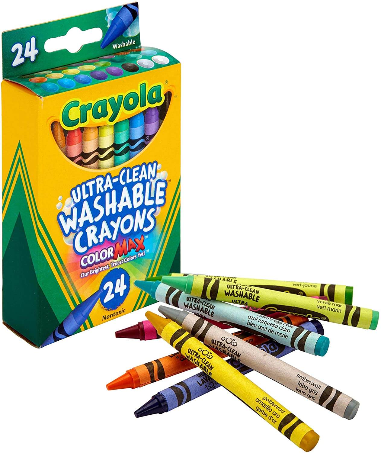 CRAYOLA Crayola Washable Crayons Pack Of 24