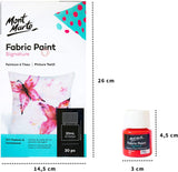 Mont Marte Fabric Paint Colors Set Of 20