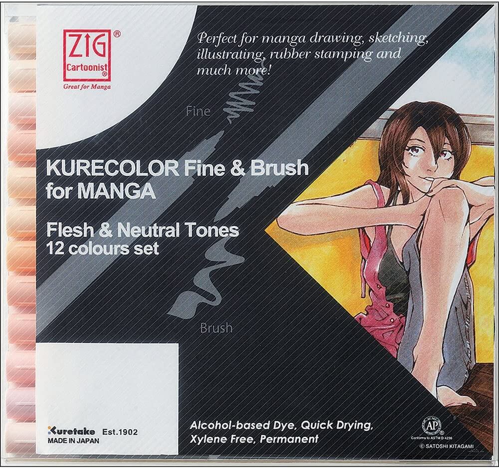 Zig Kurecolor Fine & Brush Markers