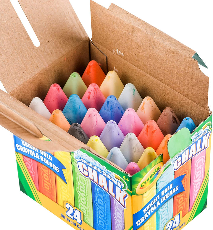 Crayola Washable Sidewalk Chalk Pack Of 24 - thestationerycompany.pk