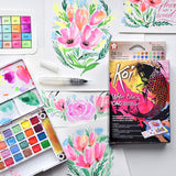 Sakura Koi Neon Watercolor Set