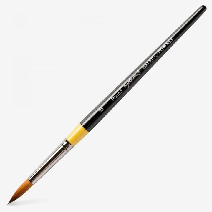 Daler Rowney System 3 Long Handle Round Brush - thestationerycompany.pk