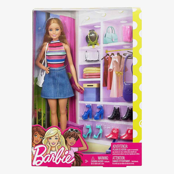 Barbie DOLL & SHOES FVJ42