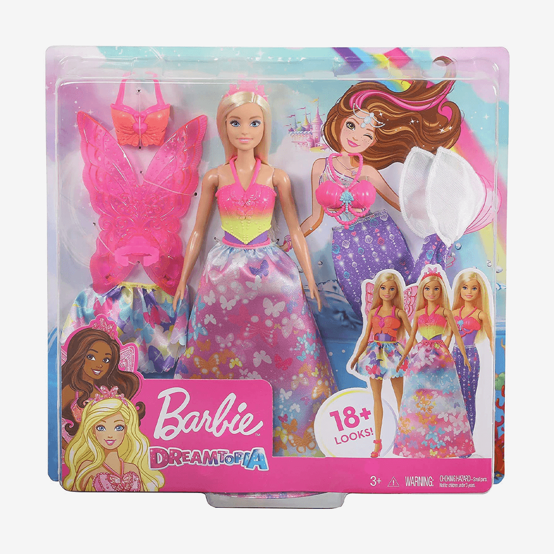 Barbie dress up and top go set