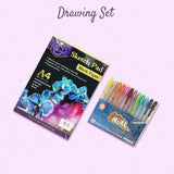 Black Sketch Drawing Set