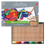 Cretacolor Megacolor Pencils In Tin Box Set - thestationerycompany.pk