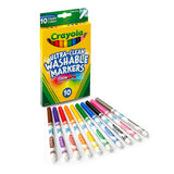 Crayola Ultra-Clean Fineline Markers Pack Of 10