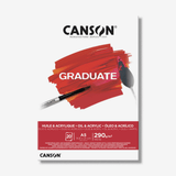 Canson Graduate Oil & Acrylic Pad A5 290 gsm
