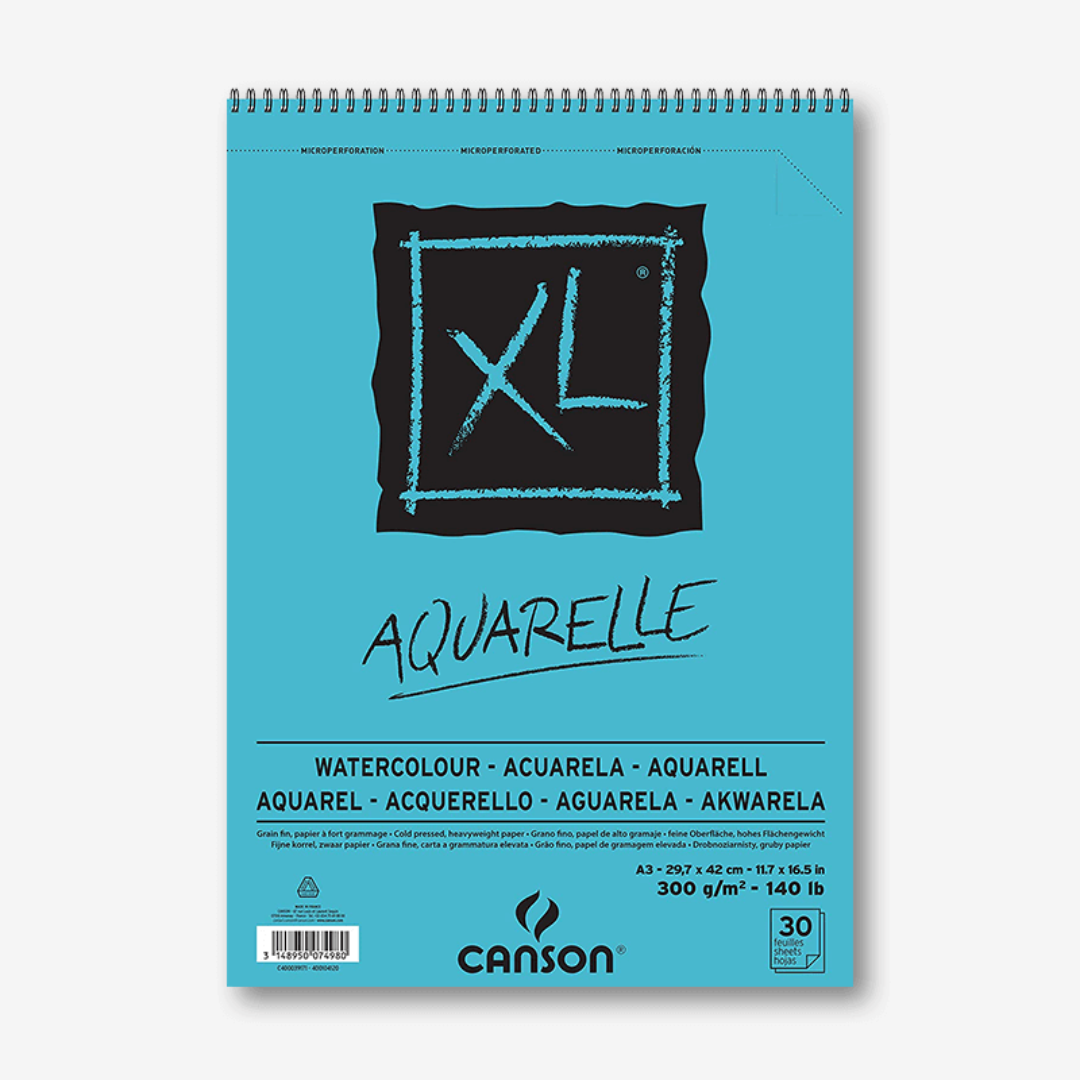 Canson XL Aquarelle Watercolor Spiral Pad