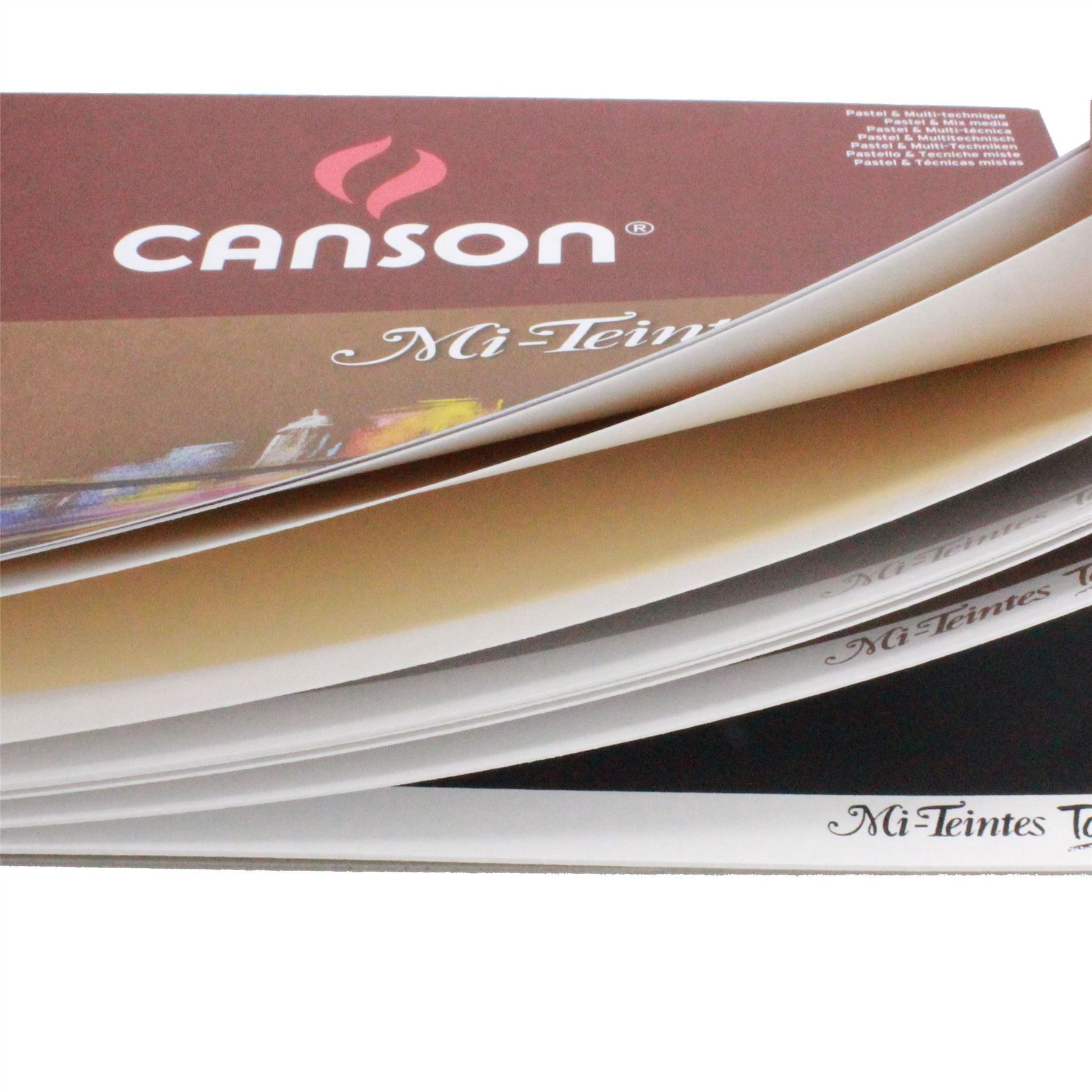 Canson Mi Teintes Touch Pastel Drawing Pad A3 355gsm - thestationerycompany.pk