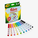 Crayola Fine Line Fabric Markers Set Of 10