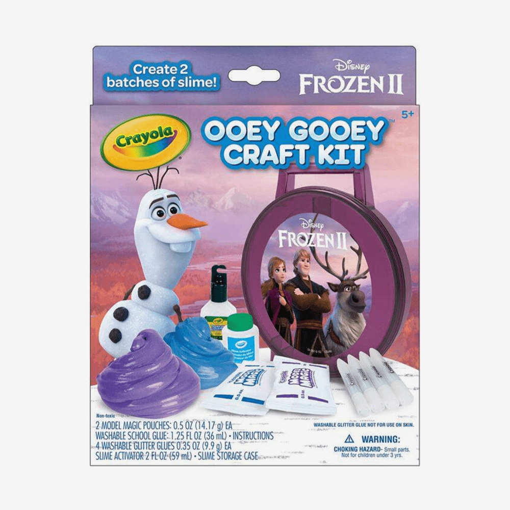 Crayola Frozen 2 Gooey Fun Art Set Glitter Slime Supplies - thestationerycompany.pk