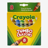 Crayola Jumbo Crayons Box of 8