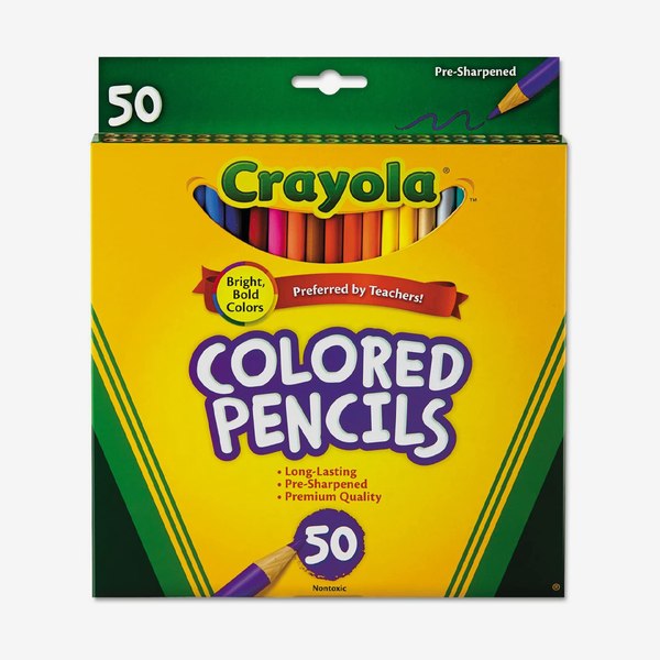 Crayola Long Barrel Colored Woodcase Pencils Pack Of 50