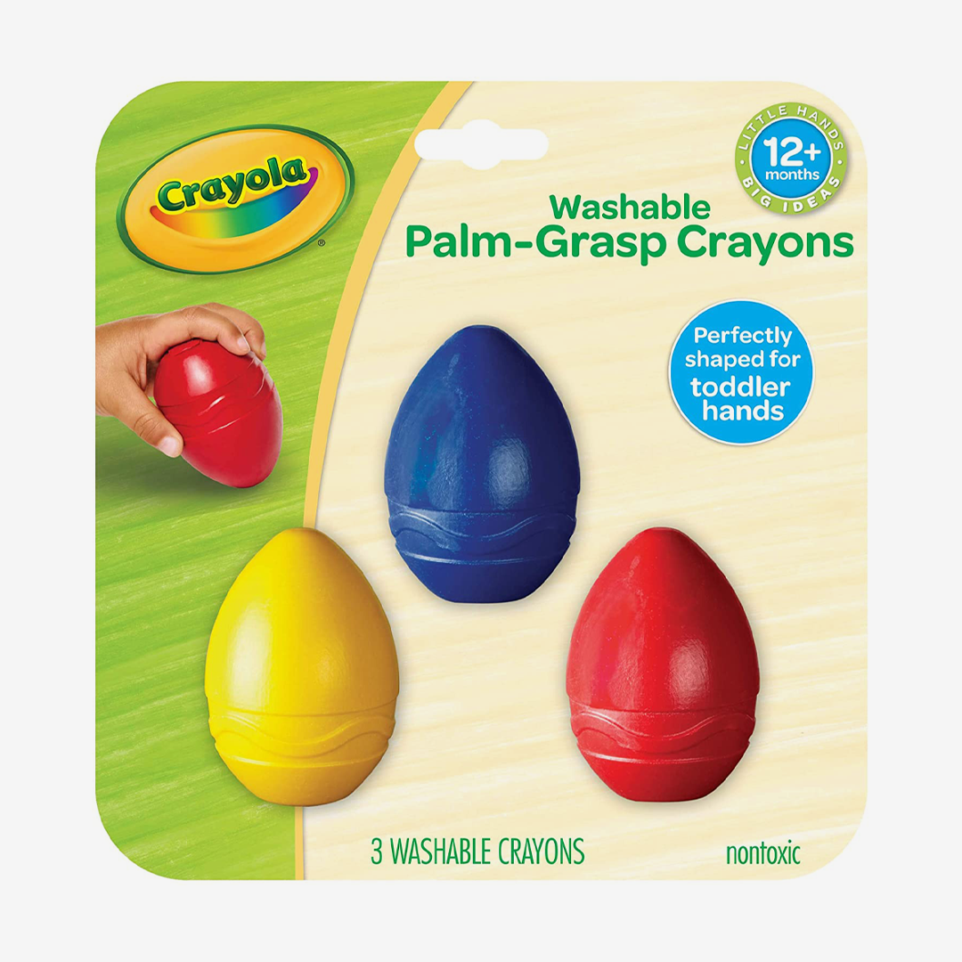 Crayola My First Palm Grasp Washable Crayons 3 Piece 811450