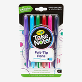 Crayola Take Note Washable Felt Tip Pens Pack Of 6 Piece
