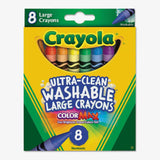 Crayola Ultra Clean Crayon Pack Of 8