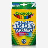 Crayola Ultra-Clean Fineline Markers Pack Of 10