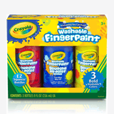Crayola Washable Finger Paint Pack Of 3 - thestationerycompany.pk