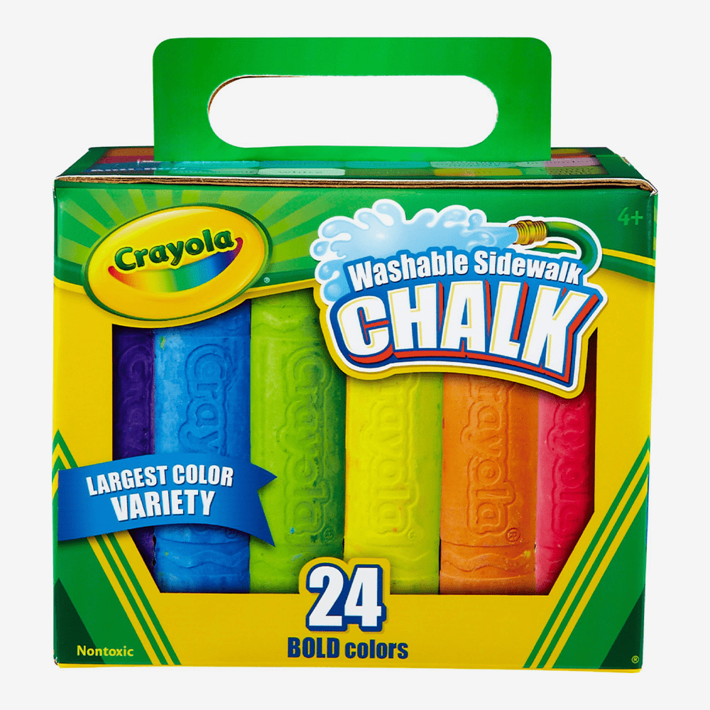 Crayola Washable Sidewalk Chalk Pack Of 24 - thestationerycompany.pk