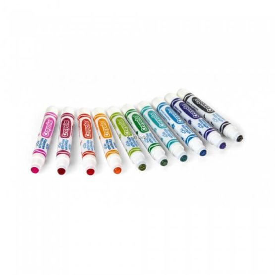 Crayola Ultra-Clean Washable Stamper Markers Pack Of 10 - thestationerycompany.pk