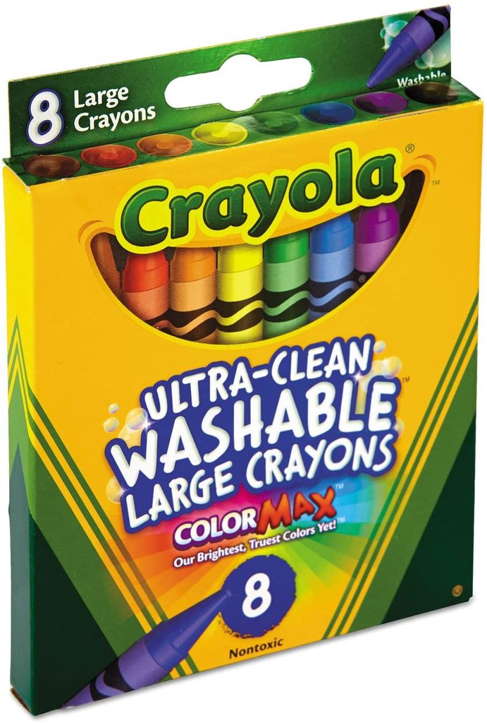 Crayola Ultra Clean Crayon Pack Of 8