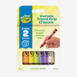 Crayons My First Crayola Washable Tripod Grip 8 Count