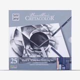 Cretacolor Black And White Box Drawing Set Of 25