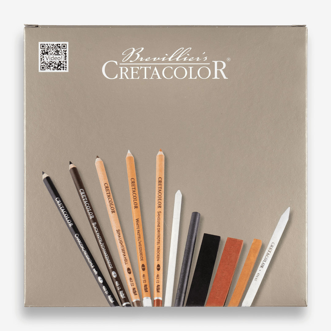 Cretacolor Passion Wooden Box Sketching and Drawing Set Of 25 Piece