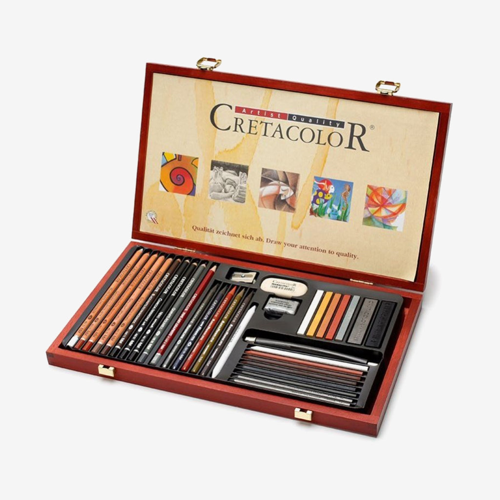 Cretacolor Wooden Ultimo Box Drawing Set Of 35 Pcs