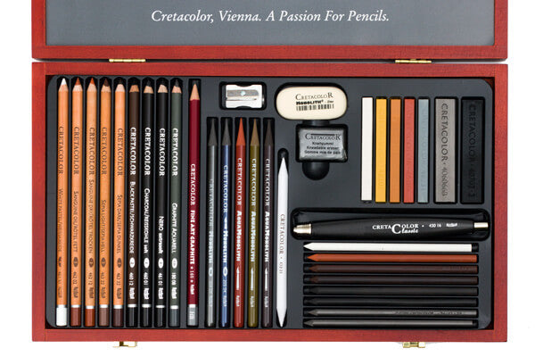 Cretacolor Wooden Ultimo Box Drawing Set Of 35 Pcs
