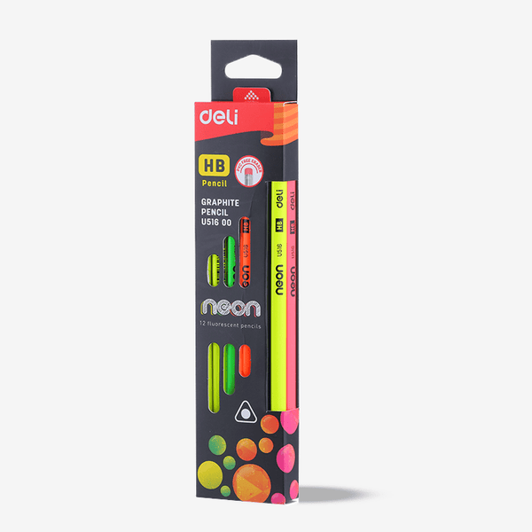 Deli Graphite Pencil With Eraser EU51600 - thestationerycompany.pk