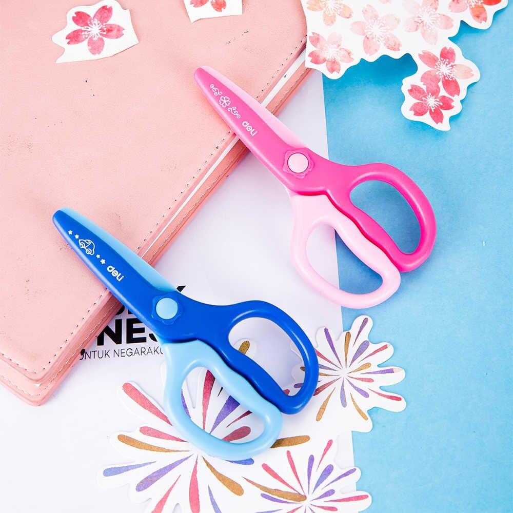 DELI E6067 School Plastic Scissors 120mm - thestationerycompany.pk