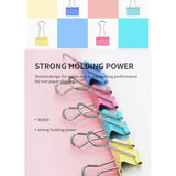 Deli Colorful Binder Clip 8552A - thestationerycompany.pk
