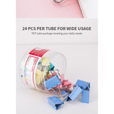 Deli Colorful Binder Clip 8552A - thestationerycompany.pk