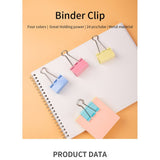 Deli Colorful Binder Clip 8552A - thestationerycompany.pk