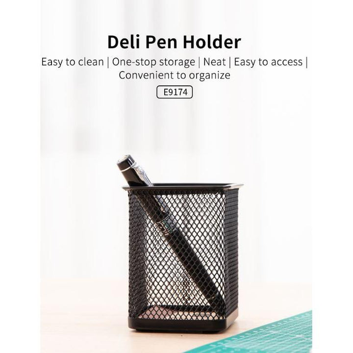 Deli E9174 Mesh Pen Holder - thestationerycompany.pk