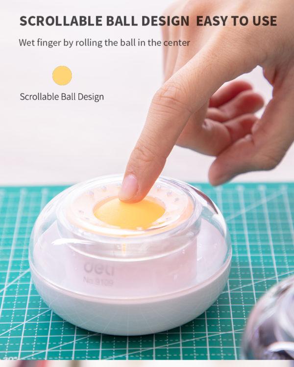 Deli Finger Wet Device Roller Ball E9109 - thestationerycompany.pk