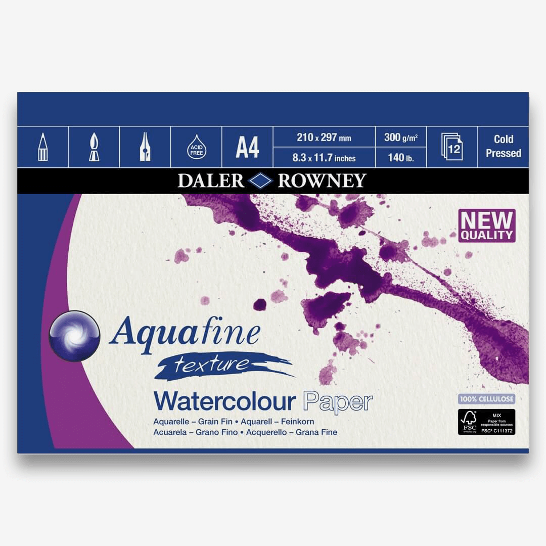 Daler Rowney Aquafine Watercolor Paper Pads