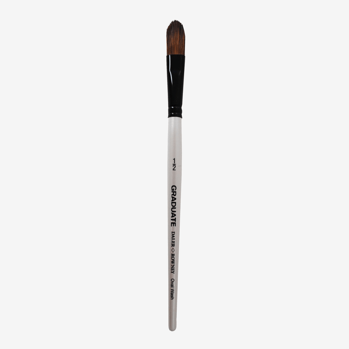 Daler Rowney Graduate Brush Synthetic Oval Wash - thestationerycompany.pk