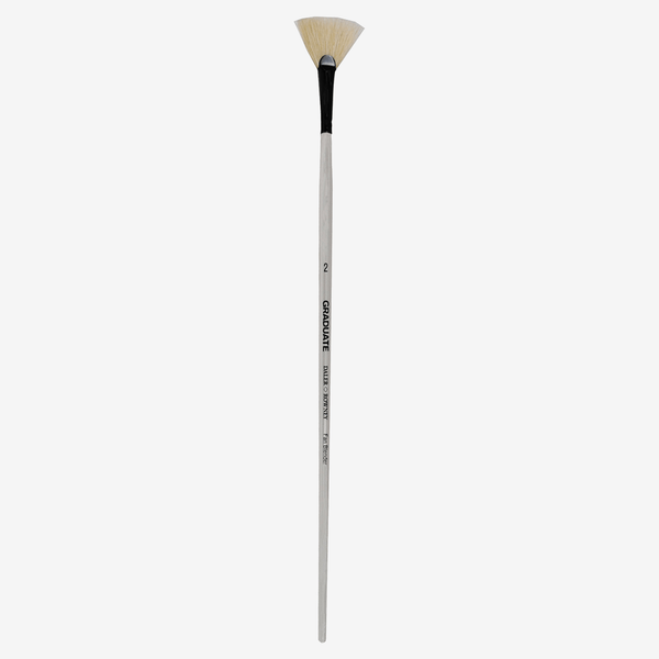 Daler Rowney Graduate Long Handle Bristle Fan Brush Size 2 - thestationerycompany.pk