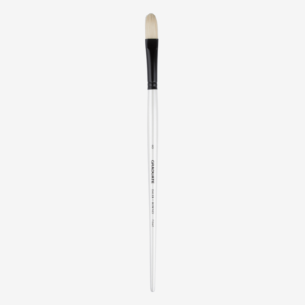 Daler Rowney Graduate Long Handle Bristle Filbert Brushes - thestationerycompany.pk