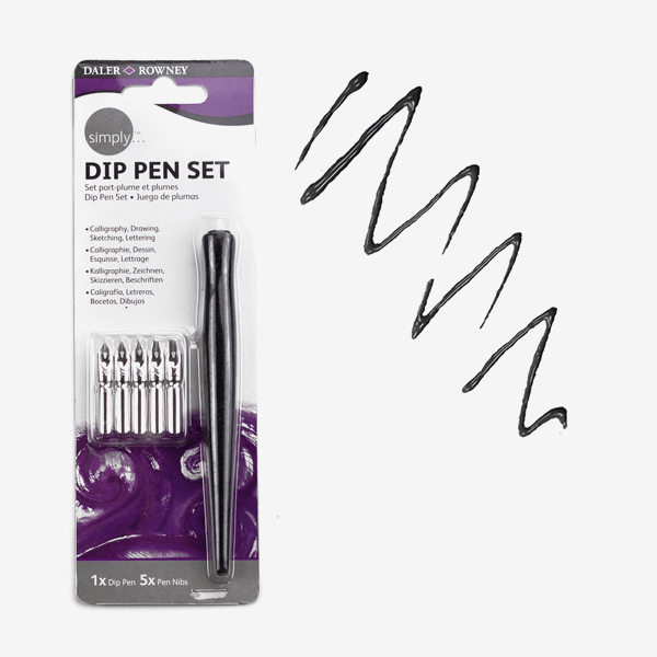 Daler Rowney Simply Calligraphy Dip Pen Set