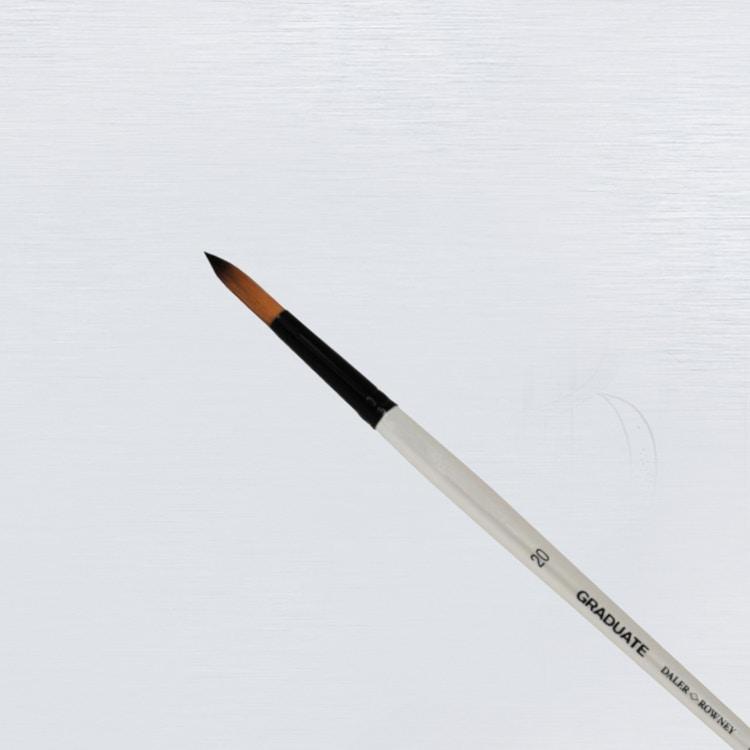 Daler Rowney Graduate Synthetic Round Long Handle Brush - thestationerycompany.pk