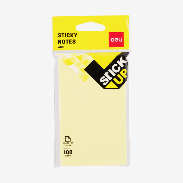 Deli Sticky Notes 76×126mm 100 Sheets EA01502 - thestationerycompany.pk