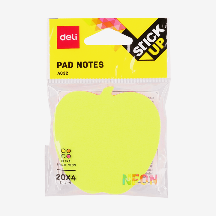 Deli Shaped Sticky Notes 76×76mm EA03202 - thestationerycompany.pk