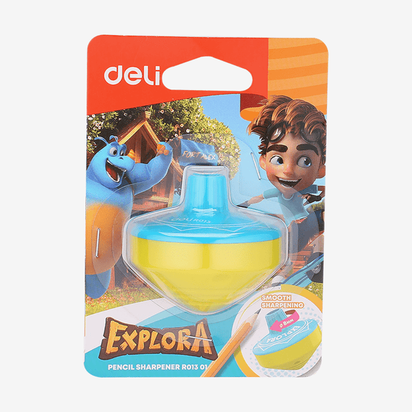 Deli ER01301 Gyro Design 1-Hole Sharpener - thestationerycompany.pk